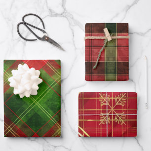 Feuille De Papier Cadeau Motif de Noël