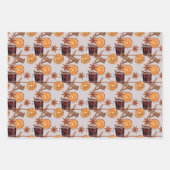Feuille De Papier Cadeau Motif de Noël (Devant 2)
