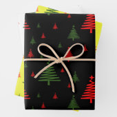 Feuille De Papier Cadeau Motif de Noël (En situation)