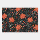 Feuille De Papier Cadeau Motif de Noël (Devant)