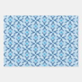 Feuille De Papier Cadeau Motif de Noël Blue Reindeer (Devant 3)