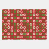 Feuille De Papier Cadeau Motif de Noël Donut Holiday (Devant)