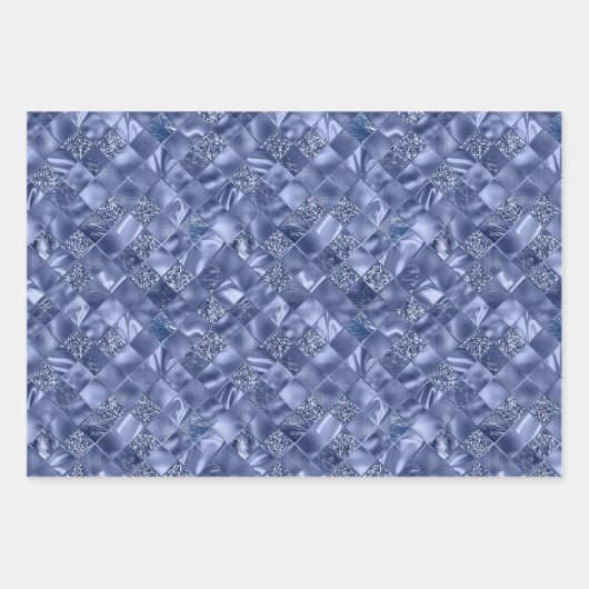 Feuille De Papier Cadeau motif de Noël élégant et festif (Devant)