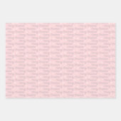 Feuille De Papier Cadeau Motif de Noël élégant et moderne (Devant 3)