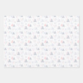 Feuille De Papier Cadeau Motif de Noël élégant et moderne (Devant 2)