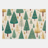 Feuille De Papier Cadeau Motif de Noël Festif Whimsical (Devant 2)