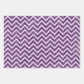 Feuille De Papier Cadeau Motif de Noël pourpre (Devant 2)