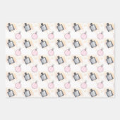 Feuille De Papier Cadeau Motif de parfums floraux (Devant 3)