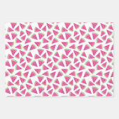 Feuille De Papier Cadeau Motif de pastèque tropicale (Devant)