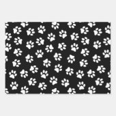 Feuille De Papier Cadeau Motif De Pâtes, Patrouilles De Chien, Paws Blanche (Devant 3)