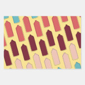 Feuille De Papier Cadeau Motif de peinture de pulvérisation (Devant)