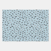 Feuille De Papier Cadeau Motif de pigeon (Devant 3)