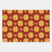 Feuille De Papier Cadeau motif de pizza amusant (Devant)
