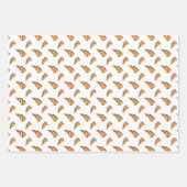 Feuille De Papier Cadeau motif de pizza carrelée cool (Devant 2)