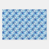Feuille De Papier Cadeau Motif de plage bleu Starfish (Devant 3)