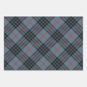 Feuille De Papier Cadeau Motif de plaid de MacKay Blue Tartan (Devant 3)