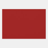 Feuille De Papier Cadeau Motif de point blanc noir rouge (Devant 3)