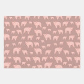 Feuille De Papier Cadeau Motif de porc rose (Devant 3)