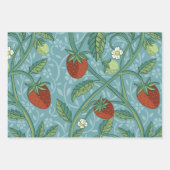 Feuille De Papier Cadeau Motif de printemps inspiré par William Morris (Devant 3)
