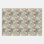 Feuille De Papier Cadeau Motif de scène de ferme mignonne (Devant 2)