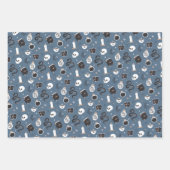 Feuille De Papier Cadeau Motif de serpent crânien Mystic Boho (Devant)