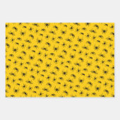 Feuille De Papier Cadeau Motif de silhouettes d'araignée (Devant 3)