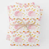 Feuille De Papier Cadeau Motif de style ghoté Spooktacular Halloween (En situation)