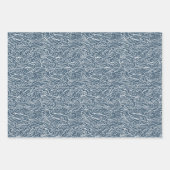Feuille De Papier Cadeau Motif de style Wave japonais (Devant 3)