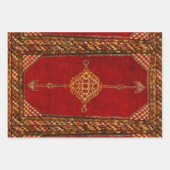 Feuille De Papier Cadeau Motif de tapis persan (Devant 3)