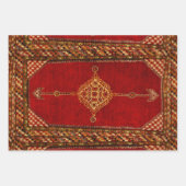 Feuille De Papier Cadeau Motif de tapis persan (Devant 2)