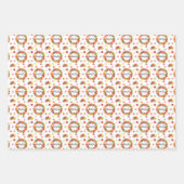 Feuille De Papier Cadeau Motif de Thanksgiving (Devant 3)