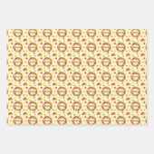 Feuille De Papier Cadeau Motif de Thanksgiving (Devant 2)