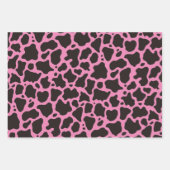 Feuille De Papier Cadeau Motif de vache (Devant 3)