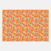 Feuille De Papier Cadeau Motif de voilier tropical (Devant 2)