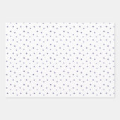 Feuille De Papier Cadeau Motif de zodiaque spatial à l'aquarelle (Devant 3)