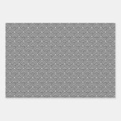 Feuille De Papier Cadeau Motif d'écailles de poisson de style japonais (Devant 3)