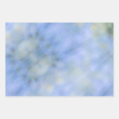 Feuille De Papier Cadeau Motif décontracté Abstrait bleu jaune (Devant 3)