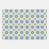 Feuille De Papier Cadeau Motif Delft Tile (Devant 3)