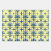 Feuille De Papier Cadeau Motif Delft Tile (Devant)
