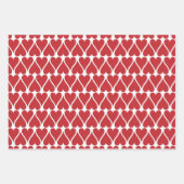 Feuille De Papier Cadeau Motif des Coeurs rouges de la Saint Valentin (Devant 2)
