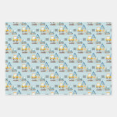 Feuille De Papier Cadeau Motif des digues de construction (Devant 2)