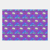 Feuille De Papier Cadeau Motif des jeux vidéo de Noël (Devant 2)