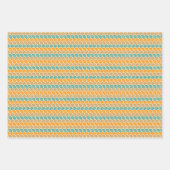 Feuille De Papier Cadeau Motif des ondulations d'aquarelle (Devant)