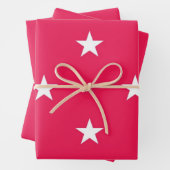Feuille De Papier Cadeau Motif d'étoiles (En situation)