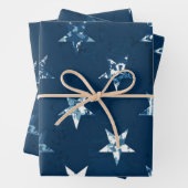 Feuille De Papier Cadeau Motif d'étoiles (En situation)