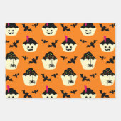 Feuille De Papier Cadeau Motif d'Halloween (Devant 3)