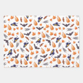 Feuille De Papier Cadeau Motif d'Halloween lunaire (Devant 3)