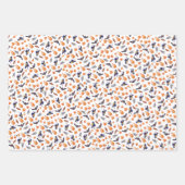 Feuille De Papier Cadeau Motif d'Halloween lunaire (Devant)