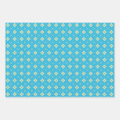 Feuille De Papier Cadeau Motif diamant (Devant)