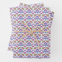 Motif diamant géométrique ethnique pastel moderne